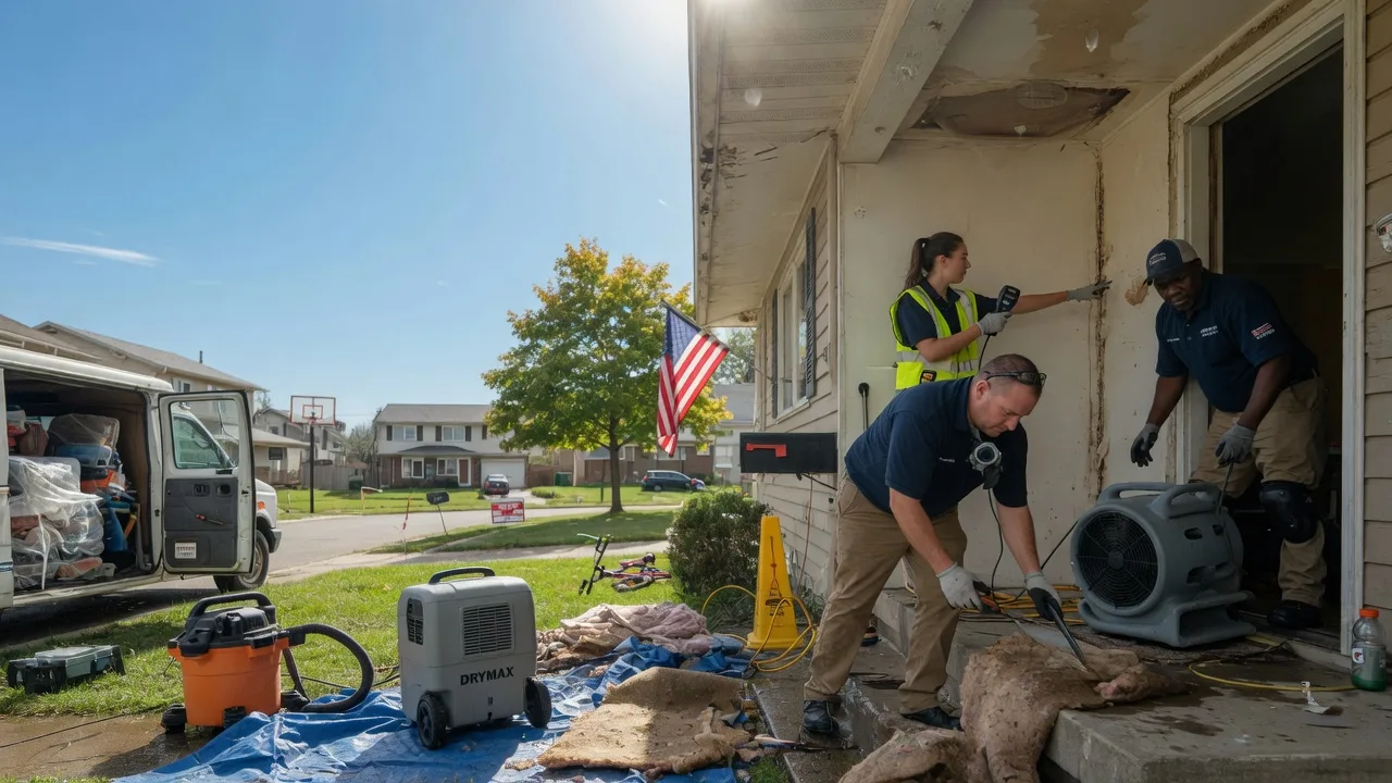 Water Damage Restoration in Canton, KS near me